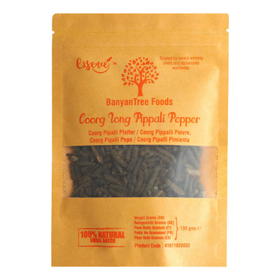BanyanTree Foods Coorg Long Pippali Pepper | BanyanTree Foods
