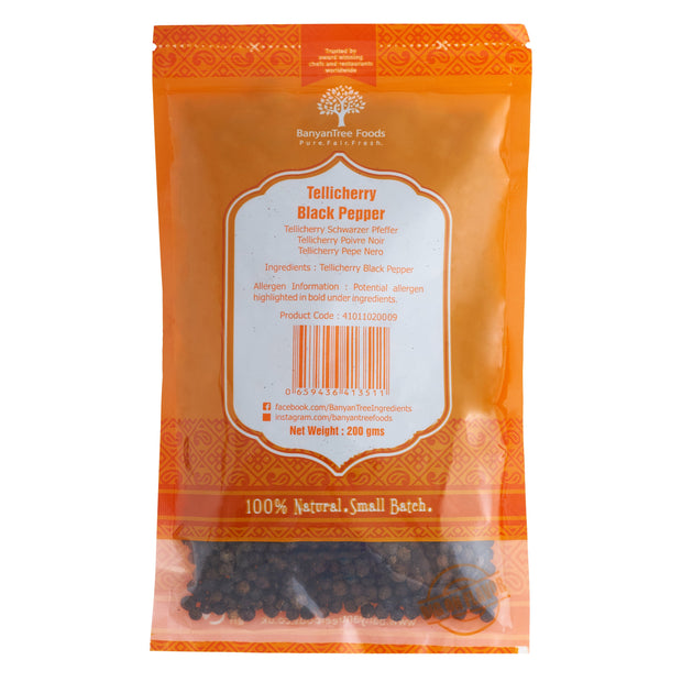 Tellicherry Black Pepper Whole | BanyanTree Foods