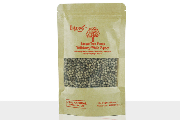 BanyanTree Foods Tellicherry White Pepper 100g